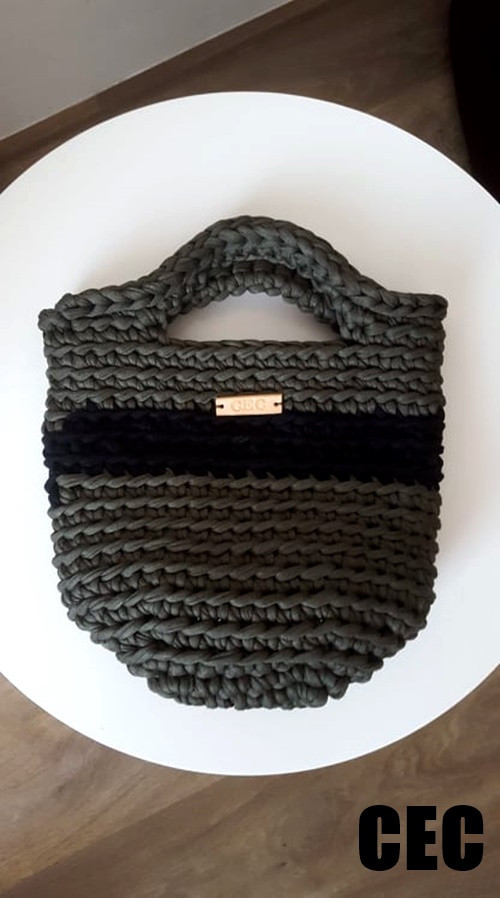 Mini špagátková khaki - do ruky No.1 — foto 4