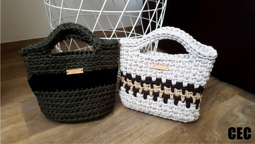 Mini špagátková khaki - do ruky No.1 — foto 5
