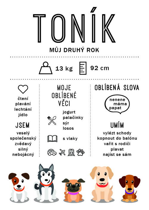 Plakát k narozeninám dítěte PDF — foto 2