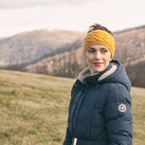 Čelenka Douvaine azurová — foto 3