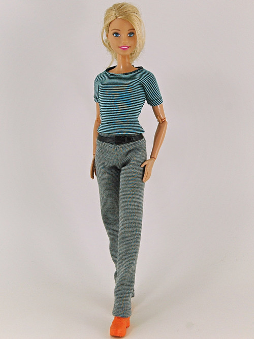 Barbie - Tričko tyrkysové — foto 2