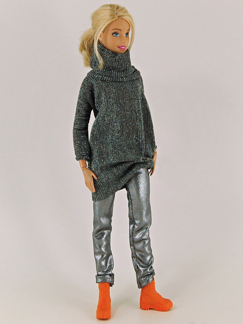 Barbie - Rolák černostříbrný — foto 2