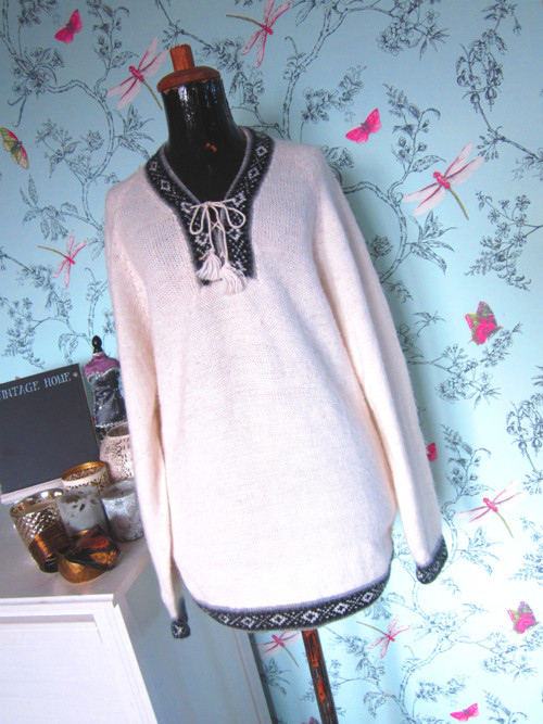 Svetr etno boho look — foto 4