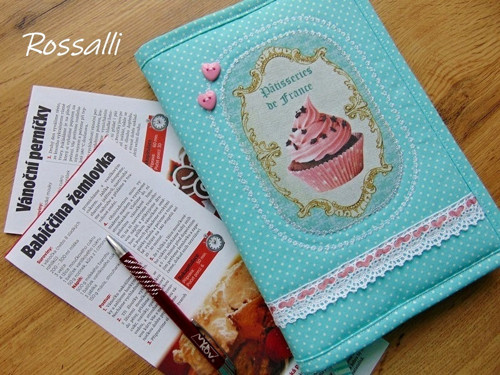 Cupcake ... receptář ... obal + zápisník — foto 2