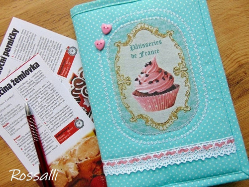 Cupcake ... receptář ... obal + zápisník — foto 5