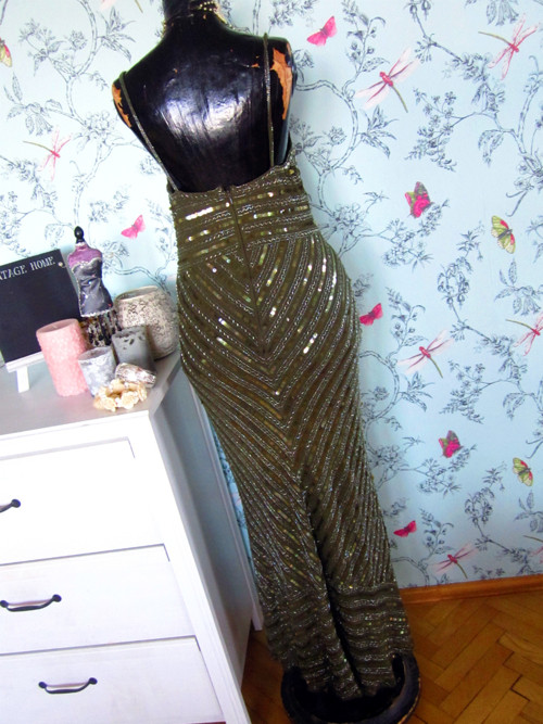 Šaty DIVA, olivovozlaté — foto 6
