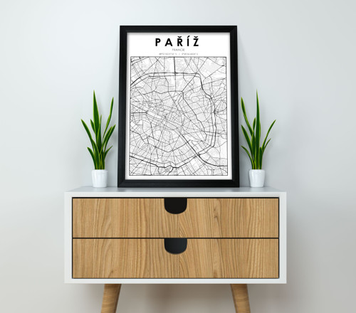 Mapa Paříž — foto 3