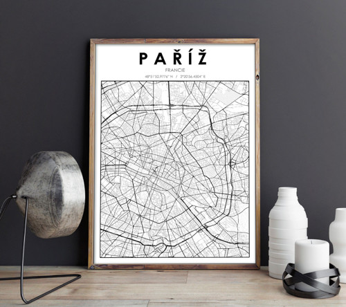 Mapa Paříž — foto 5