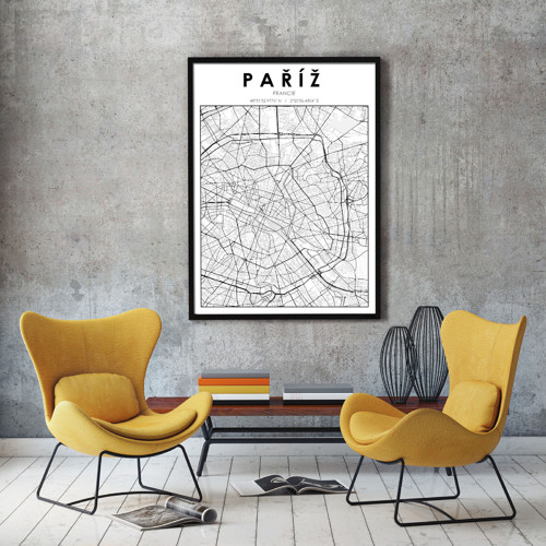 Mapa Paříž — foto 2
