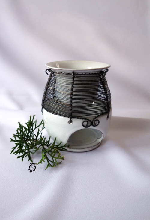 Aromalampa bílá — foto 3