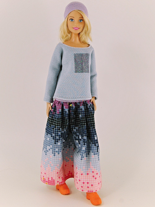 Barbie - Modrá tunika — foto 2