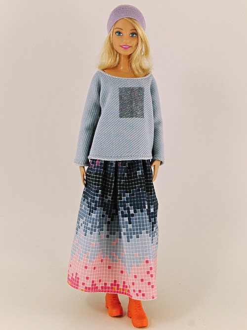 Barbie - Modrá tunika — foto 3