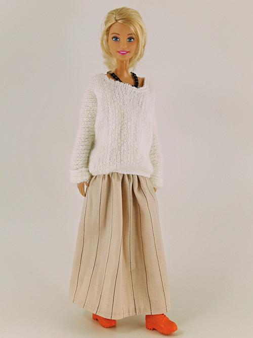 Barbie - Svetr smetanový — foto 2