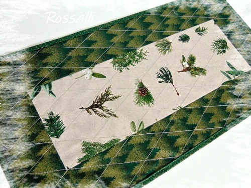 Větvičky ... ubrus 68 x 35 cm — foto 3