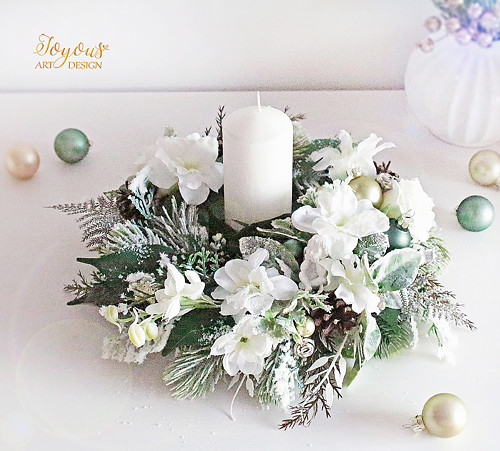 Luxusní zimní věnec — foto 3
