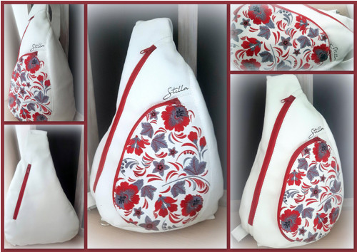 Backpack White folk — foto 2