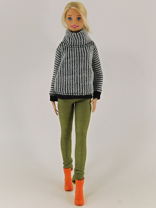 Barbie - Pruhovaný rolák — foto 2