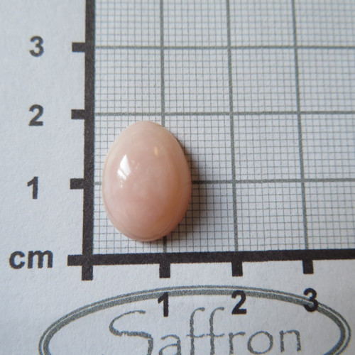 Růžový opál - Peru kabošon č.01 — foto 2