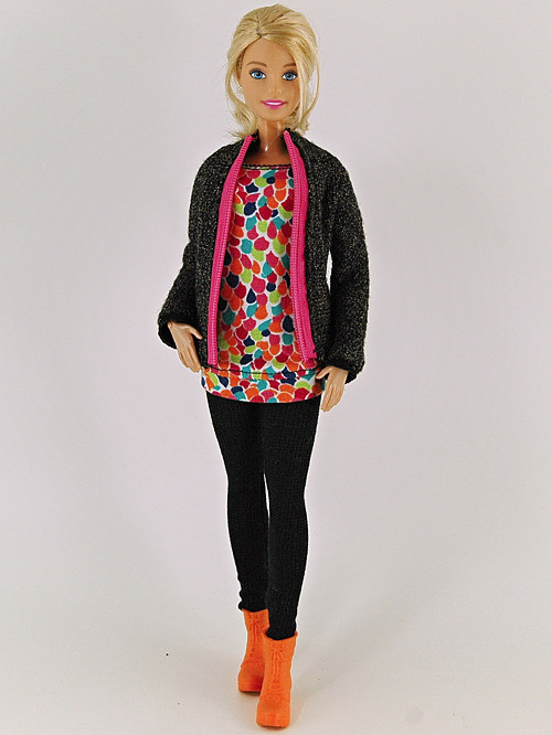 Barbie - Bunda s růžovým zipem — foto 3
