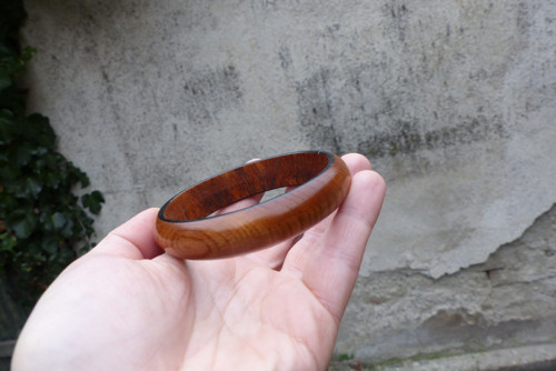 Přírodně...dřevěný náramek — foto 2