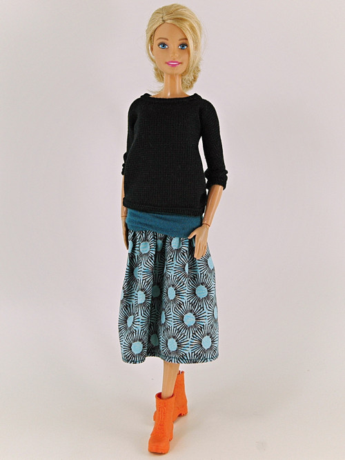 Barbie - Sukně modrá — foto 2