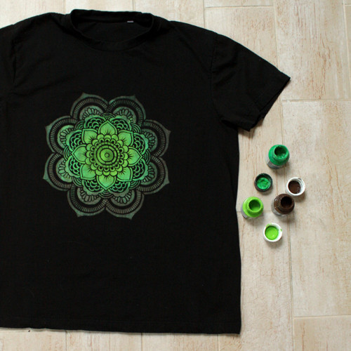 Pánské triko - mandala — foto 2