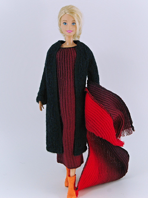 Barbie - Kabát černý vlněný — foto 3