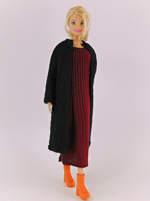 Barbie - Kabát černý vlněný — foto 4