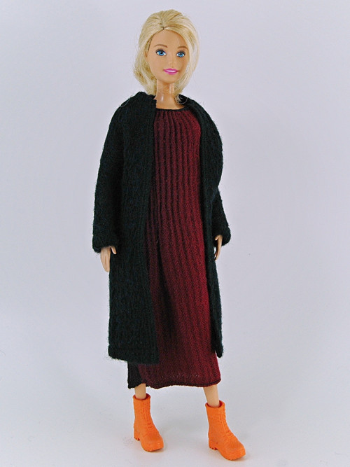 Barbie - Kabát černý vlněný — foto 6