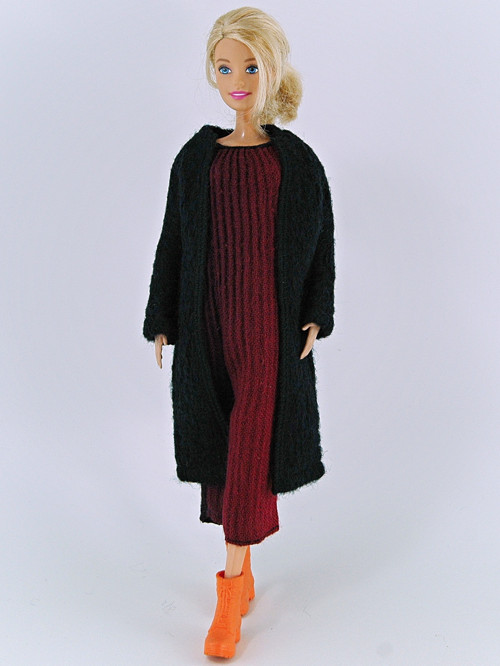 Barbie - Kabát černý vlněný — foto 5