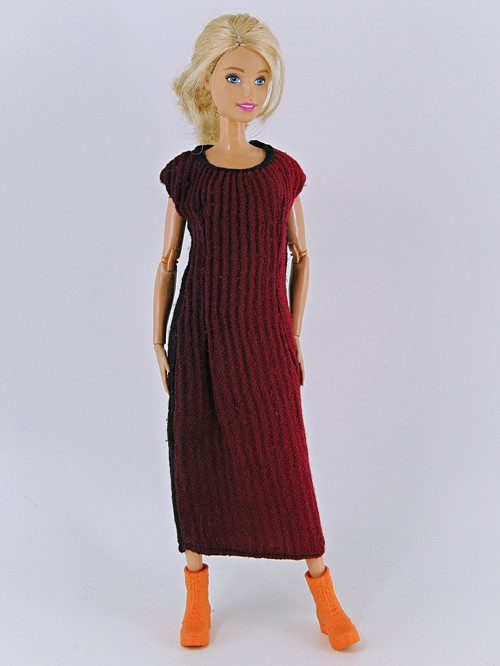 Barbie - Plisované vlněné šaty — foto 5