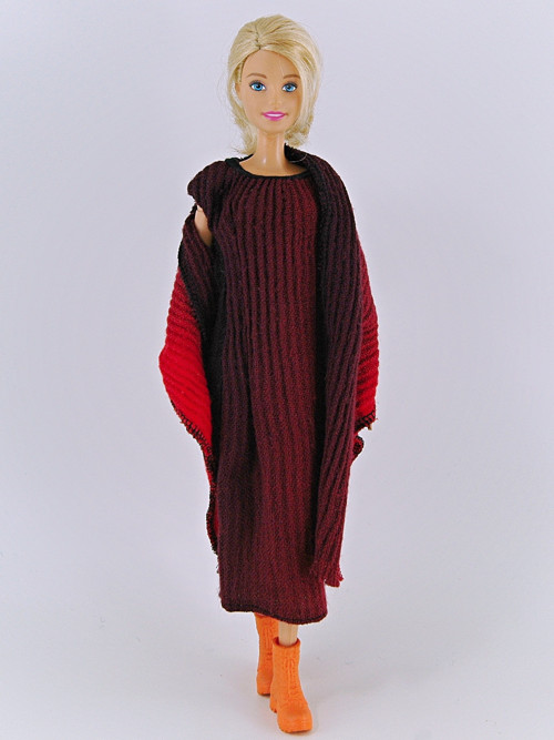 Barbie - Plisované vlněné šaty — foto 2
