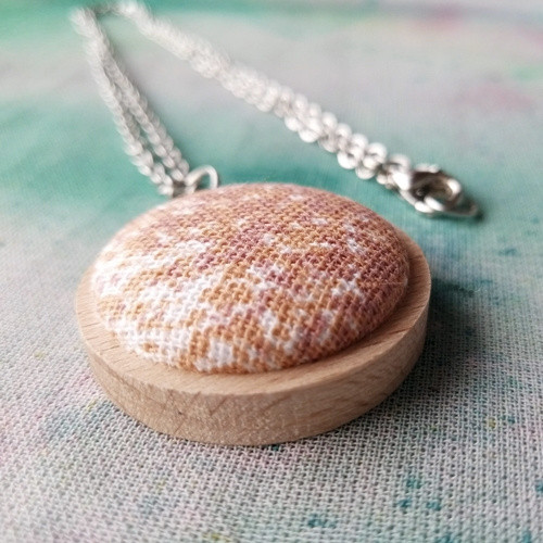 Náhrdelník Bílá káva — foto 3