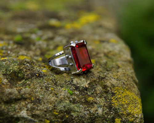 Nerezový prsten... " Red marchioness " — foto 4