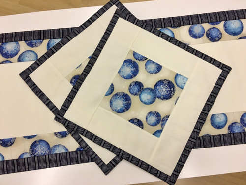 Vánoční prostírání - Blue Christmas — foto 3