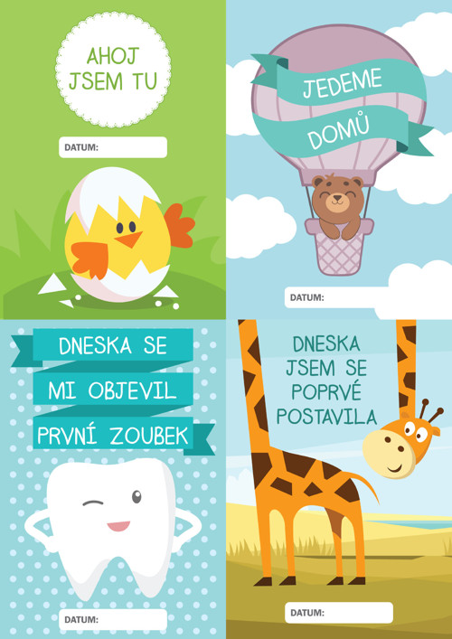 Milníkové kartičky PDF — foto 3