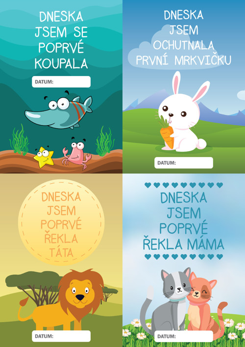 Milníkové kartičky PDF — foto 2