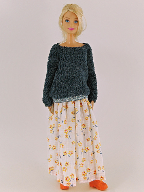 Barbie - Mikina modrostříbrná — foto 2