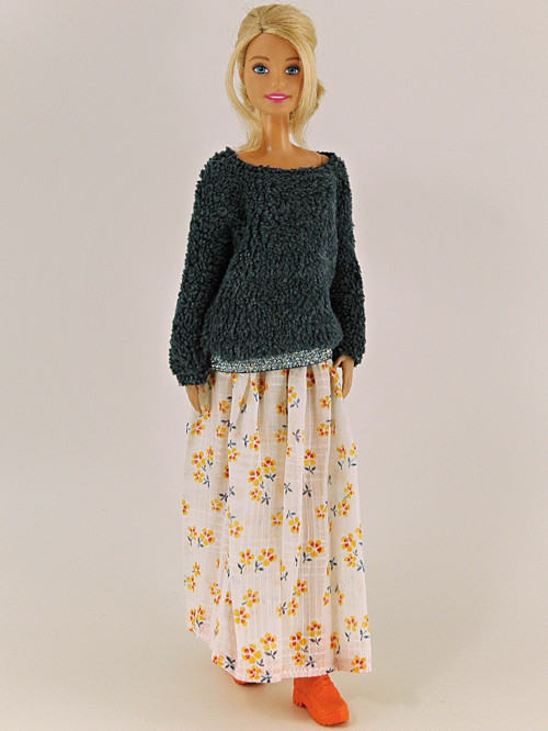 Barbie - Mikina modrostříbrná — foto 3