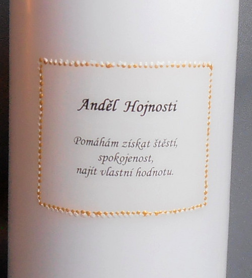 SVÍČKA ANDĚL HOJNOSTI velká — foto 4
