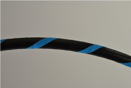 Obruč na hooping černo-modrá 90 cm — foto 2