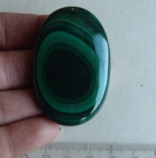 Malachit brus - 5,3 cm - Extra — foto 2