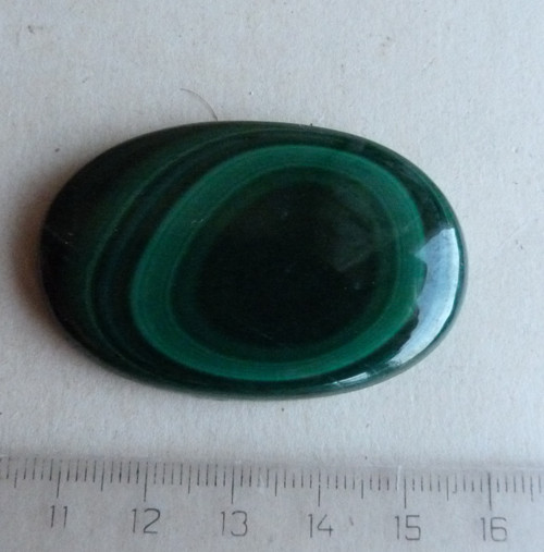 Malachit brus - 5,3 cm - Extra — foto 3
