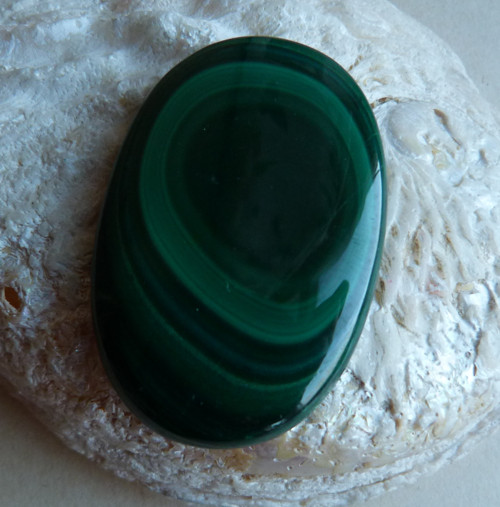 Malachit brus - 5,3 cm - Extra — foto 4