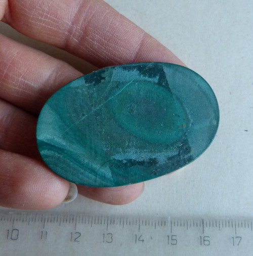Malachit brus - 5,3 cm - Extra — foto 6