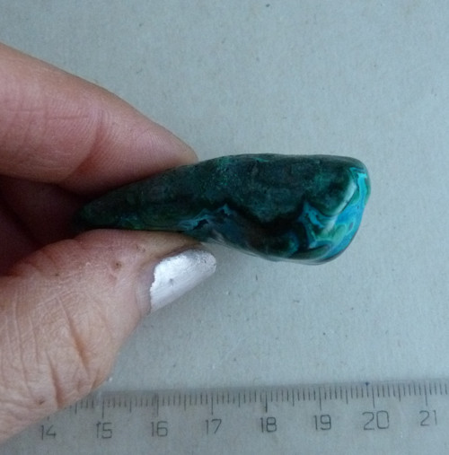 Malachit s chryzokolem - 4,5 cm Extra — foto 6