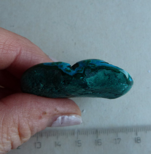 Malachit s chryzokolem - 4,7 cm Extra — foto 6
