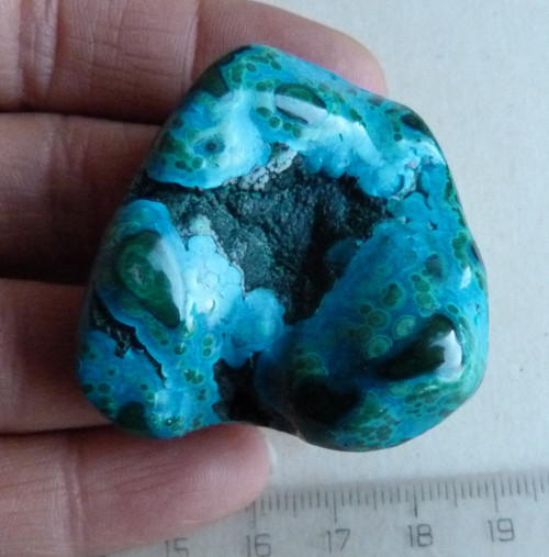 Malachit s chryzokolem - 4,7 cm Extra — foto 2