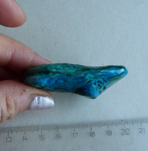 Malachit s chryzokolem - 5,8 cm Extra — foto 6