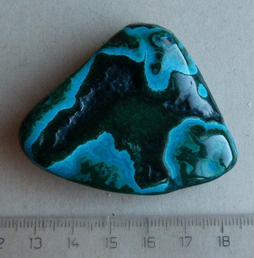 Malachit s chryzokolem - 5,8 cm Extra — foto 3